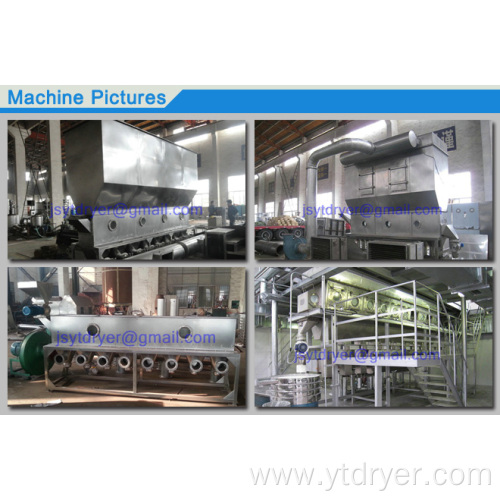 Hot Sale Horizontal Fluidizing Dryer Machine